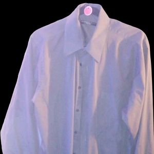 Geoffrey Beene  Gray Long Sleeve Dress Shirt, Size XLarge 17 34/35